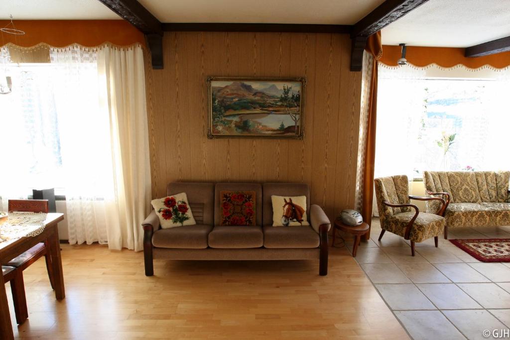 Posezení v ubytování Apartment Tungata