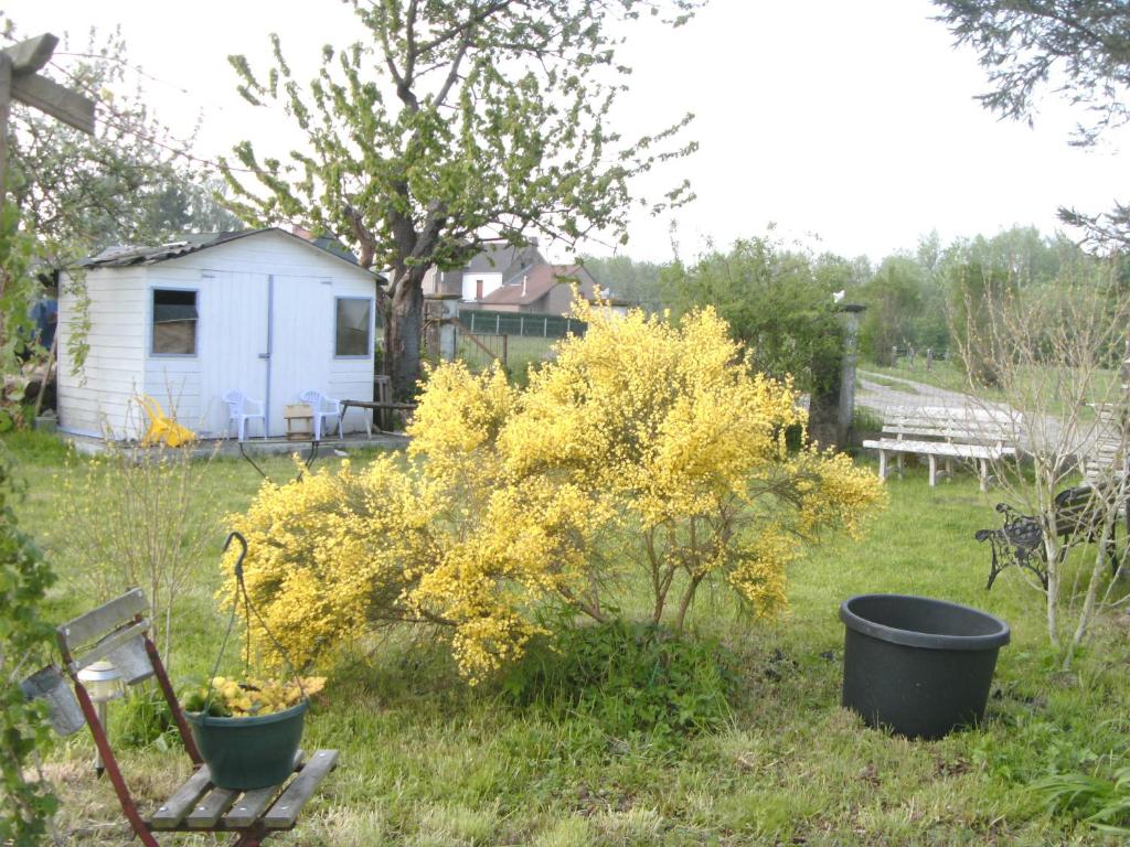 Zahrada ubytování Ferme Lenfant