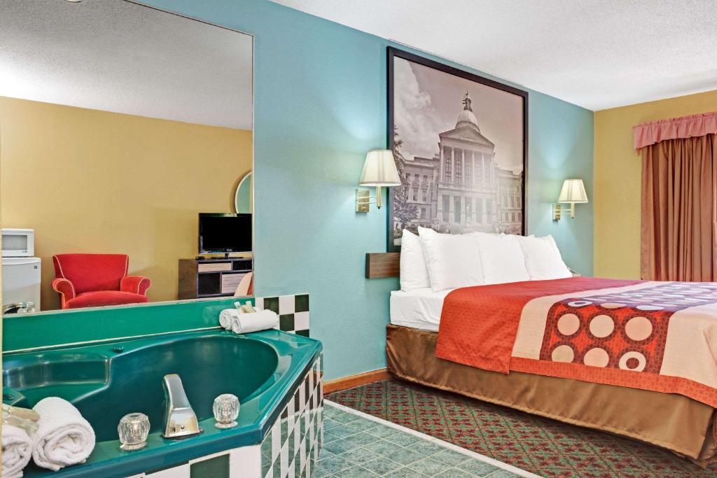 Super 8 by Wyndham Forest Park - Suite Estudio Con Cama Extragrande - Fumadores