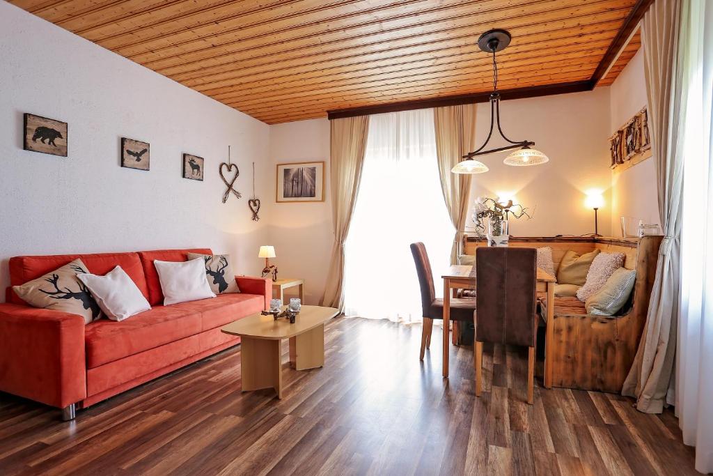 Posezení v ubytování Landhaus Danita