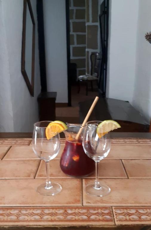 Nápoje v ubytování Casa Maria Luisa