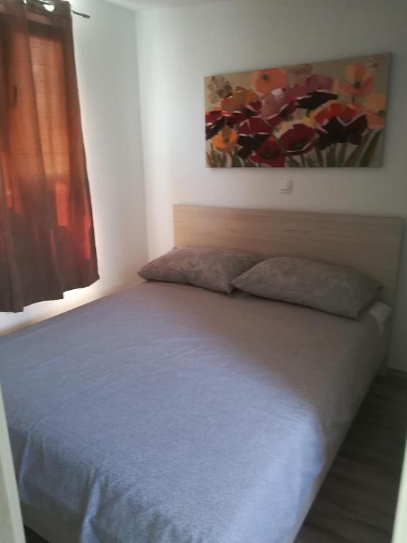 Postel nebo postele na pokoji v ubytování Kamp Tonči