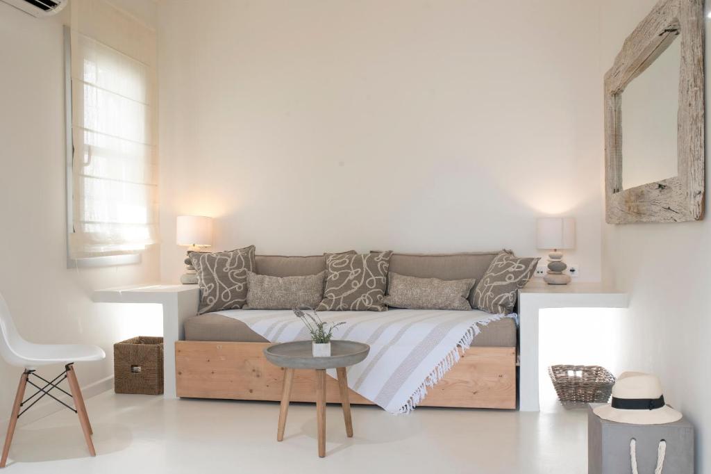 Posezení v ubytování Skyros Ammos Hotel
