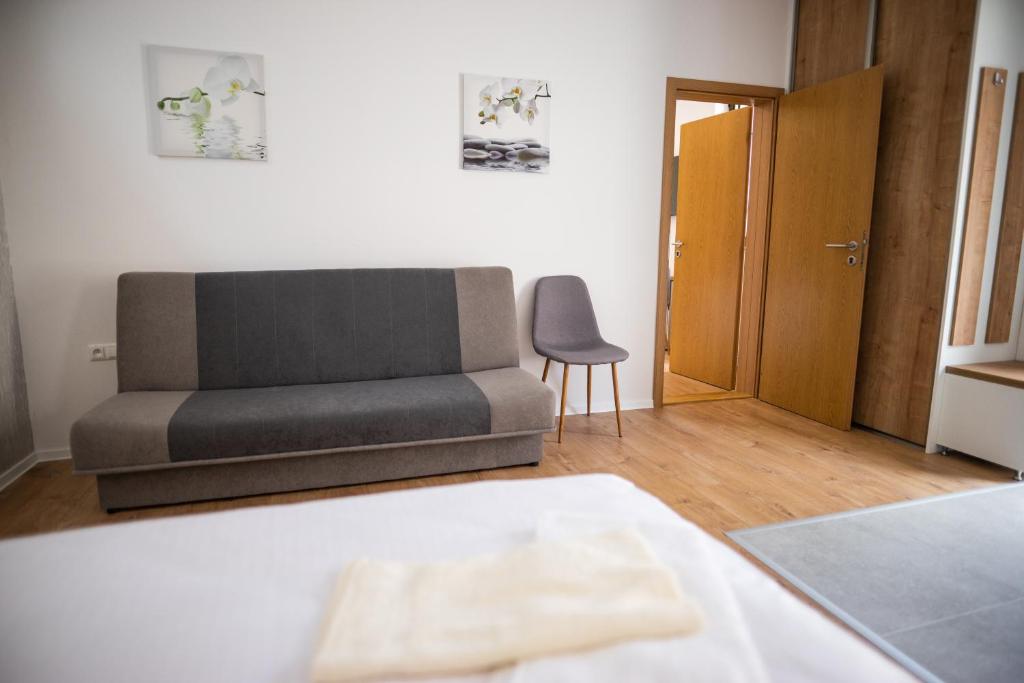 Letto o letti in una camera di Ubytovanie Alej Bojnice