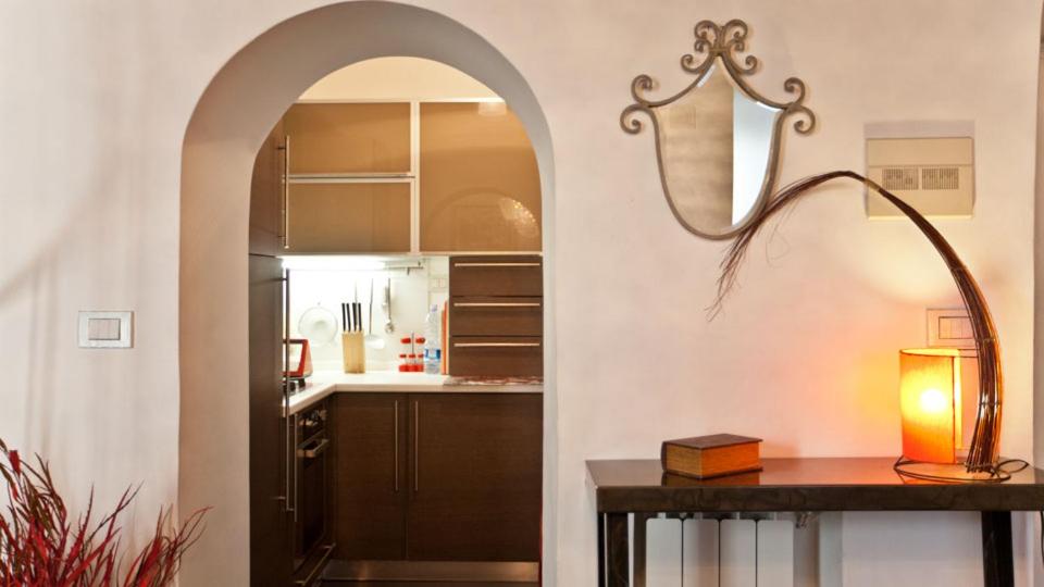 Kuchyňa alebo kuchynka v ubytovaní Rental in Rome Loft Cappellari