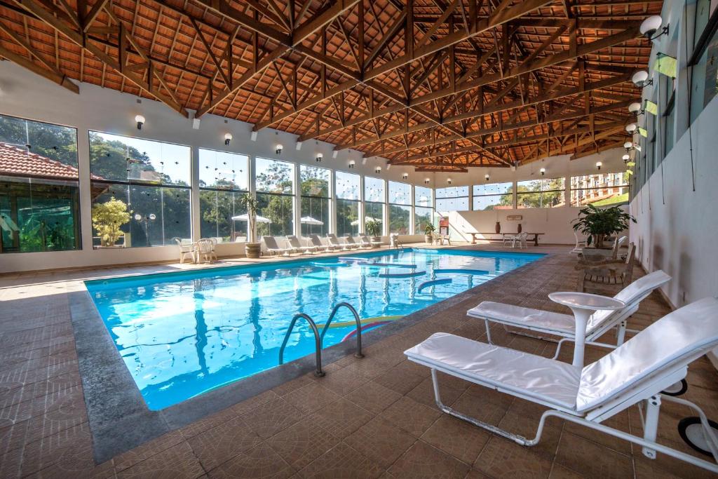 Bazén v ubytování Hotel Estância Atibainha - Resort & Convention nebo v jeho okolí
