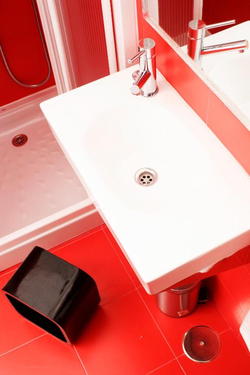 Koupelna v ubytování Hostal Santo Domingo