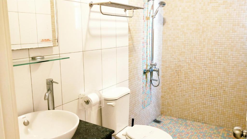 Koupelna v ubytování Nandian Homestay