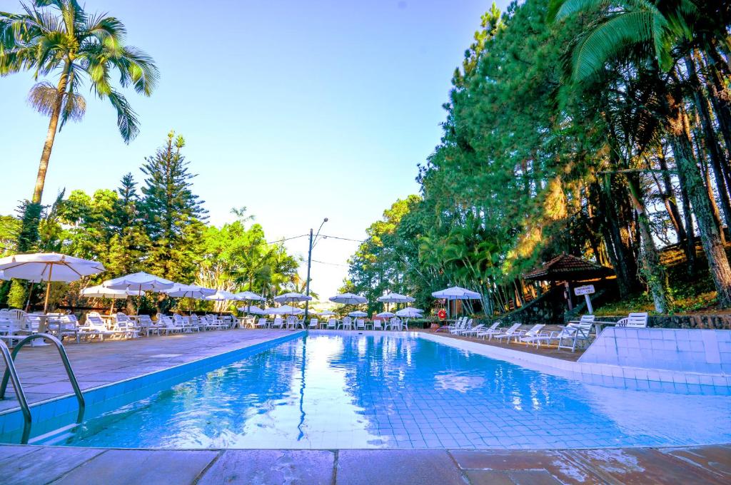 Bazén v ubytování Hotel Estância Atibainha - Resort & Convention nebo v jeho okolí