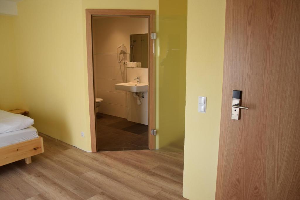 Postel nebo postele na pokoji v ubytování Der Schildbacherhof