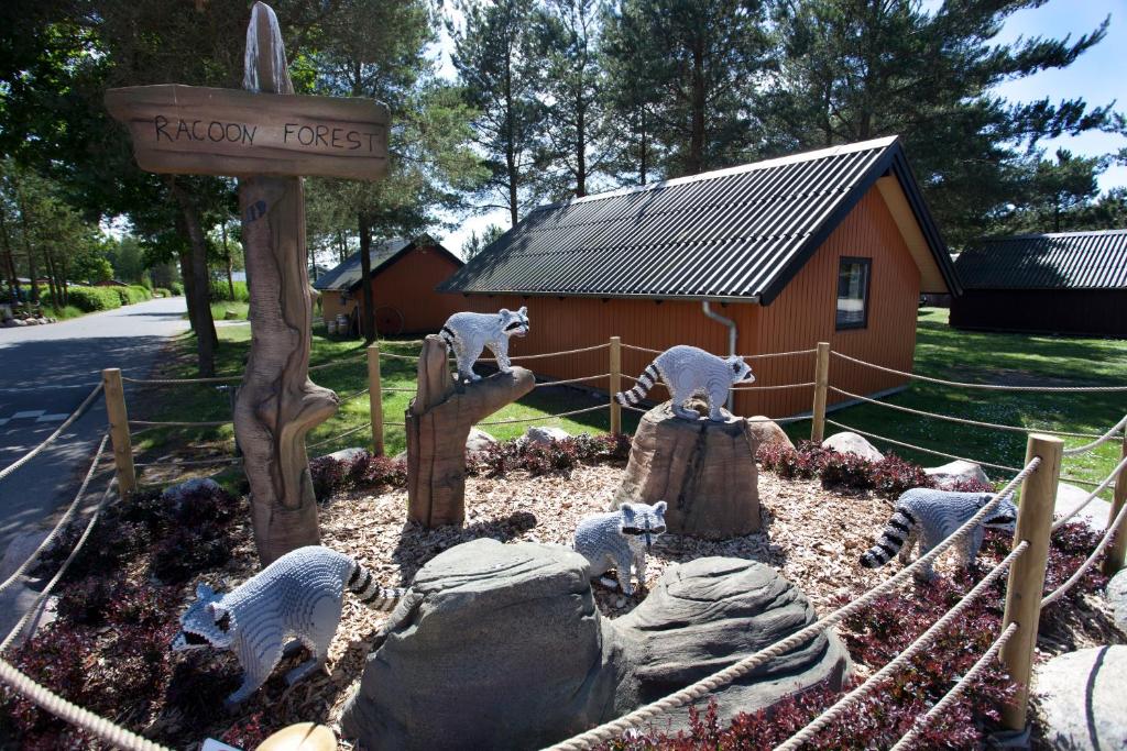 Zahrada ubytování LEGOLAND Wilderness Barrels & Cabins