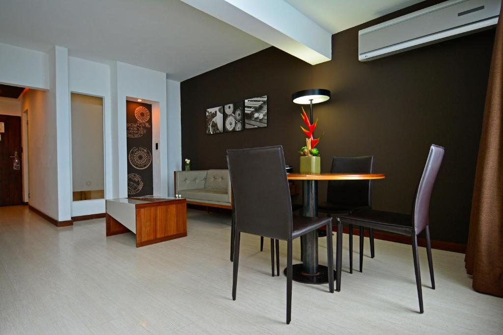 Posezení v ubytování Auténtico Hotel