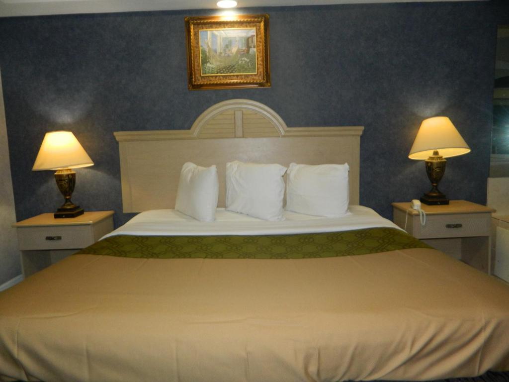 Postel nebo postele na pokoji v ubytování Village Inn & Suites - Smithville