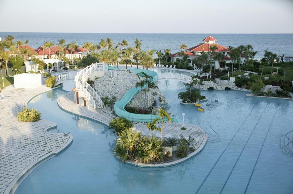 an image of a water slide at a resort at The Marlin at Taino Beach Resort in Freeport