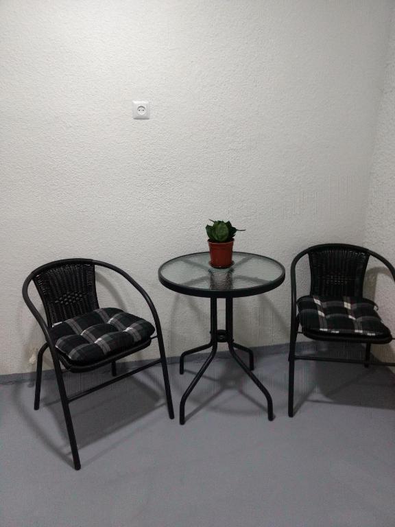 Posezení v ubytování Comfort Plus