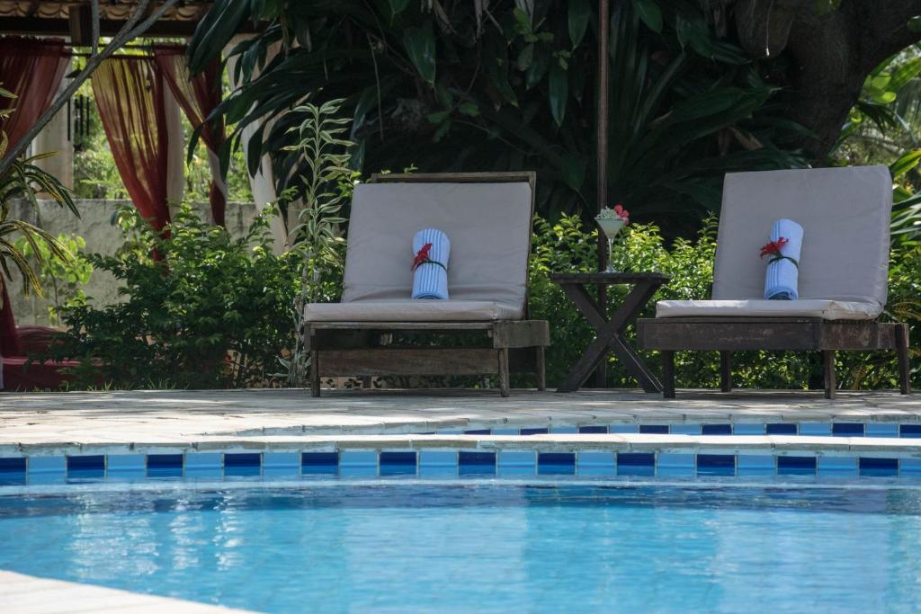 A piscina localizada em Pousada Sol e Luna ou nos arredores
