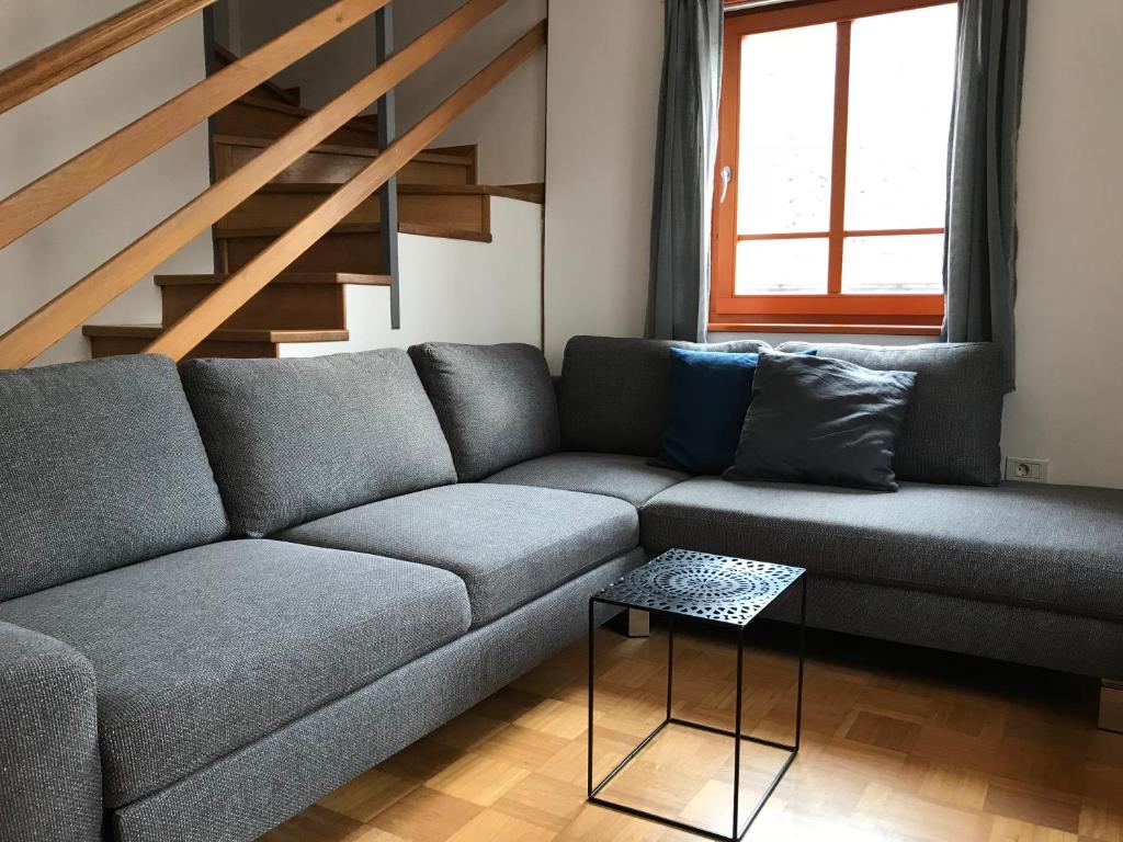 Posezení v ubytování Apartments Rombon
