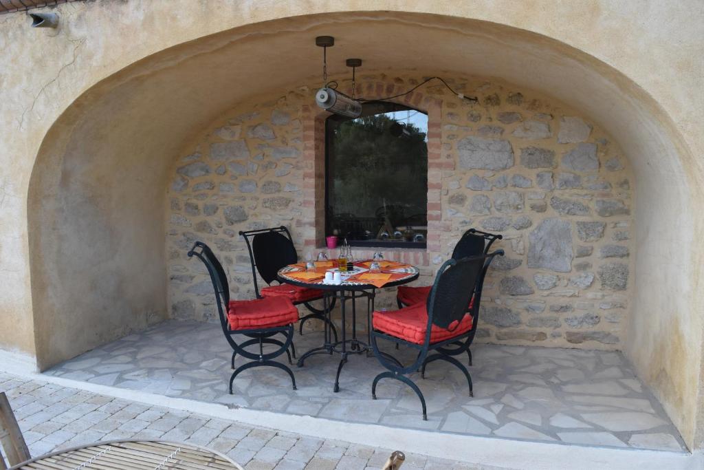 Patio nebo venkovní prostory v ubytování Mas d'Asvin & Spa