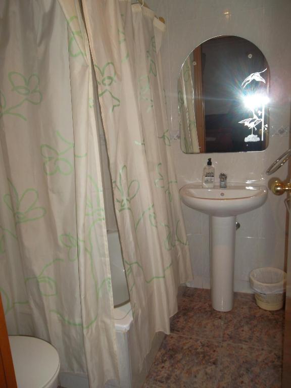 Koupelna v ubytování Hostal Cumbre