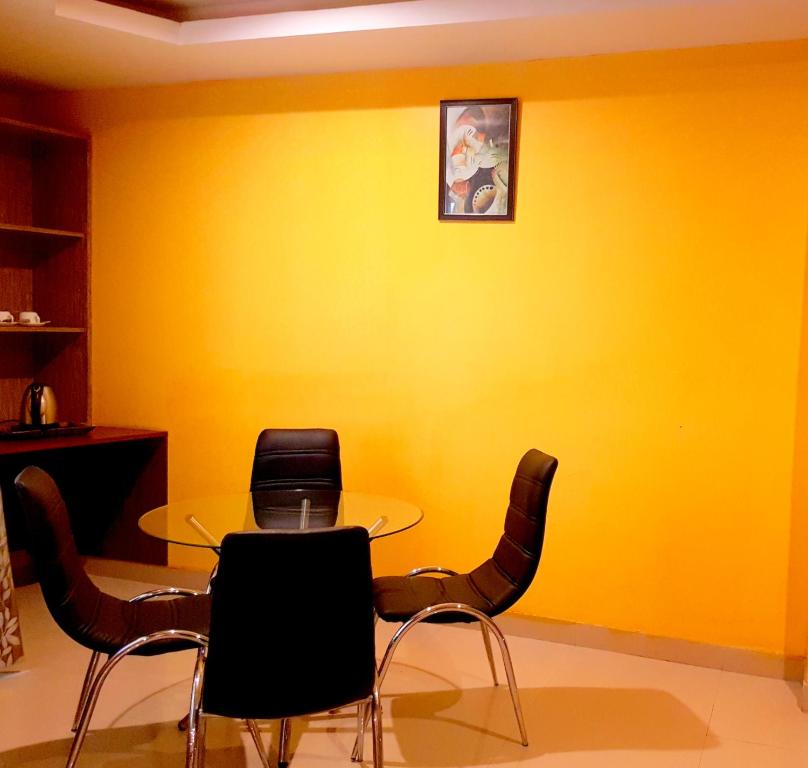 Posezení v ubytování Hotel Sidharth