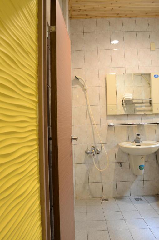 Koupelna v ubytování Jia Yuan Homestay