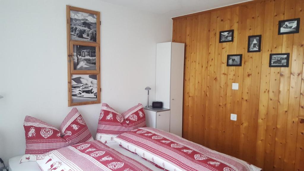 Postel nebo postele na pokoji v ubytování Chalet Waldperle