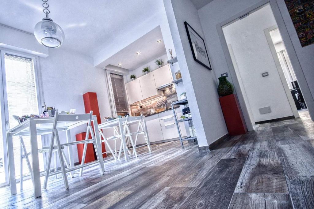 Η κουζίνα ή μικρή κουζίνα στο Casa Montanari B&B