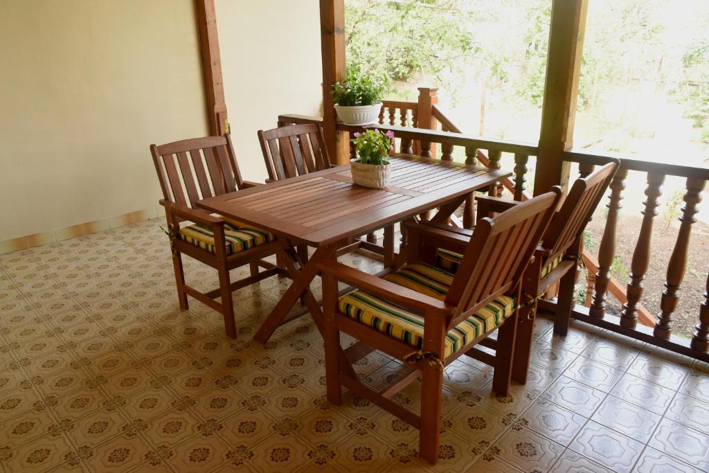 Balkón nebo terasa v ubytování Guest House Kartuli Suli
