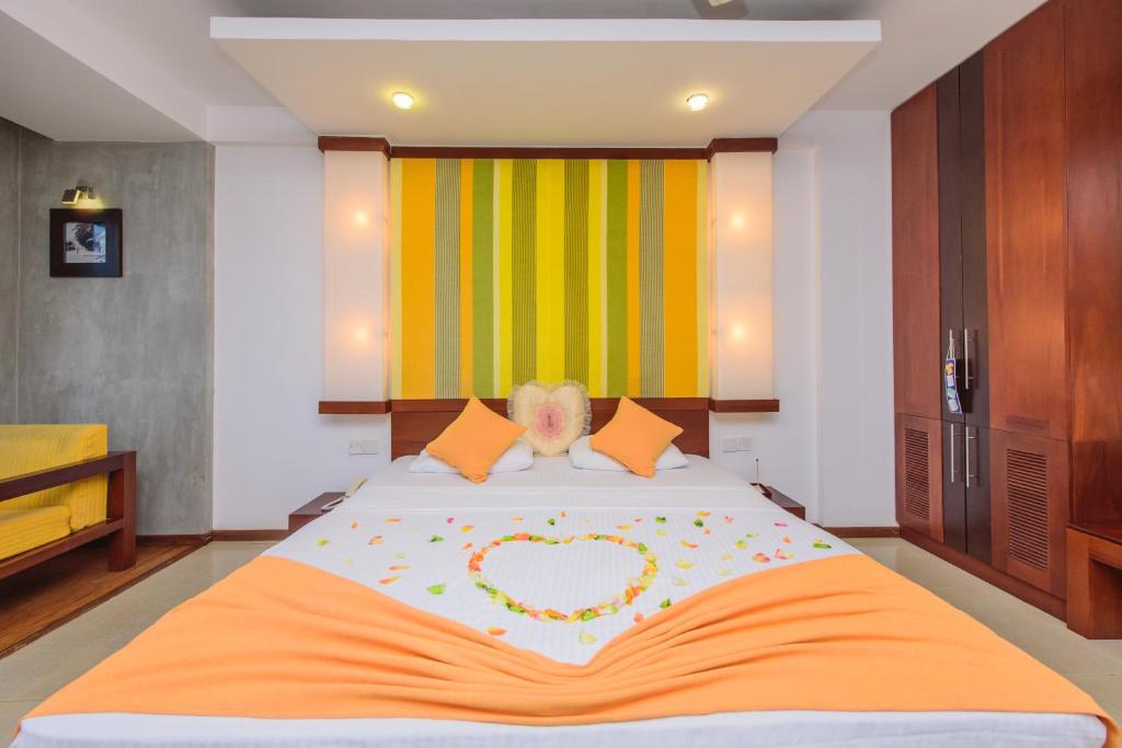 Postel nebo postele na pokoji v ubytování Hotel Topaz