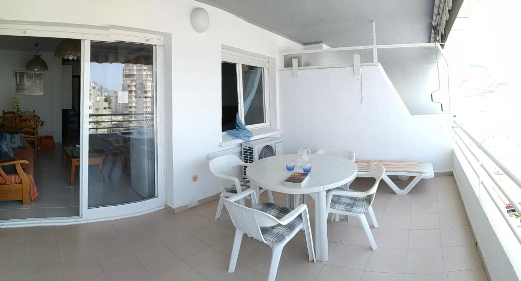 Balkón alebo terasa v ubytovaní Apartamentos Esmeralda 2