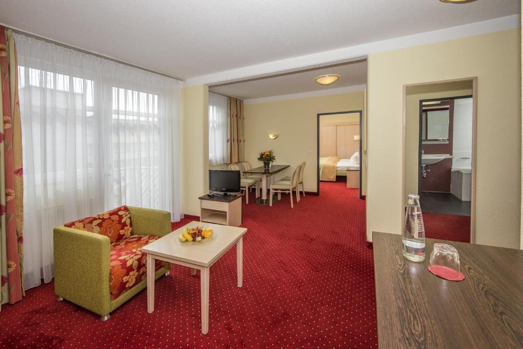 Posezení v ubytování Johannesbad Hotel Phönix