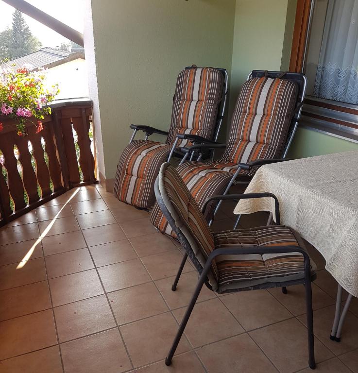 Posezení v ubytování Gästehaus Steininger