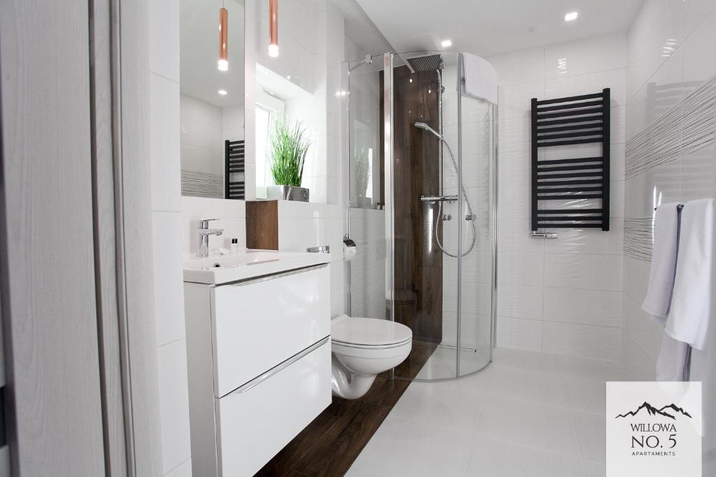 Kúpeľňa v ubytovaní Willowa NO. 5 APARTAMENTS
