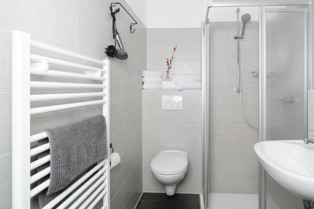 Koupelna v ubytování Aparthotel Lenau