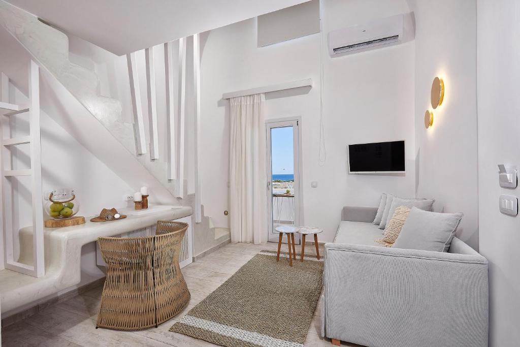 TV a/nebo společenská místnost v ubytování Petri Suites