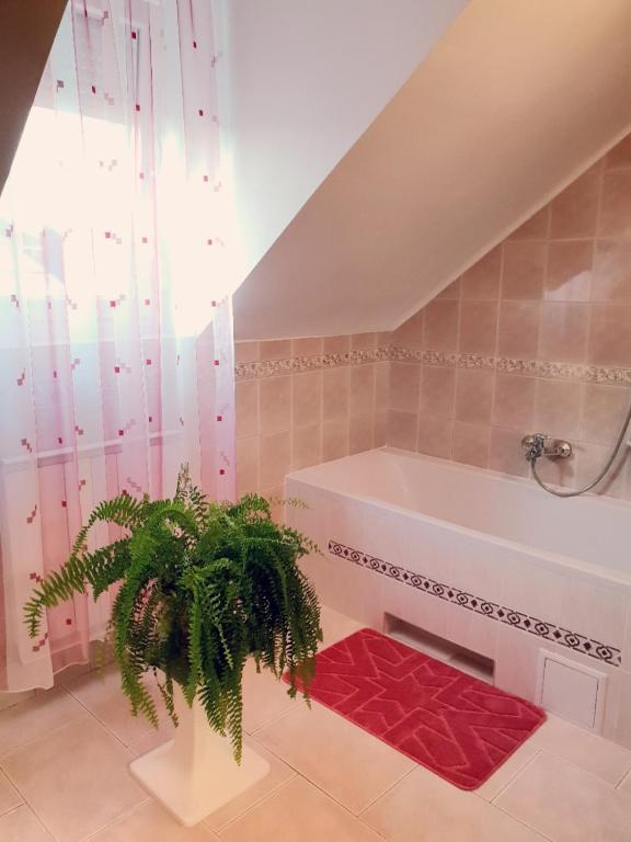 Kúpeľňa v ubytovaní Thomas Apartman Eger
