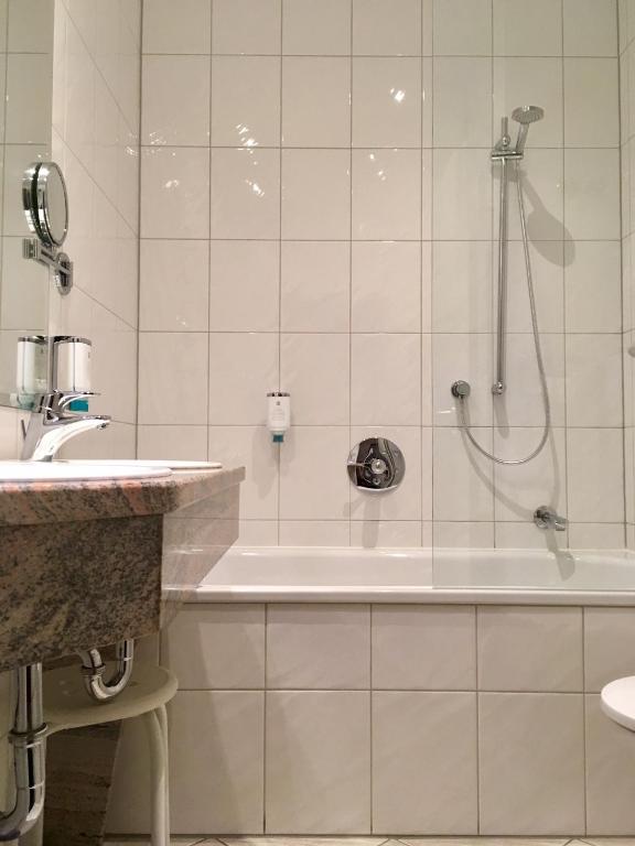 Koupelna v ubytování Altstadthotel der Patrizier