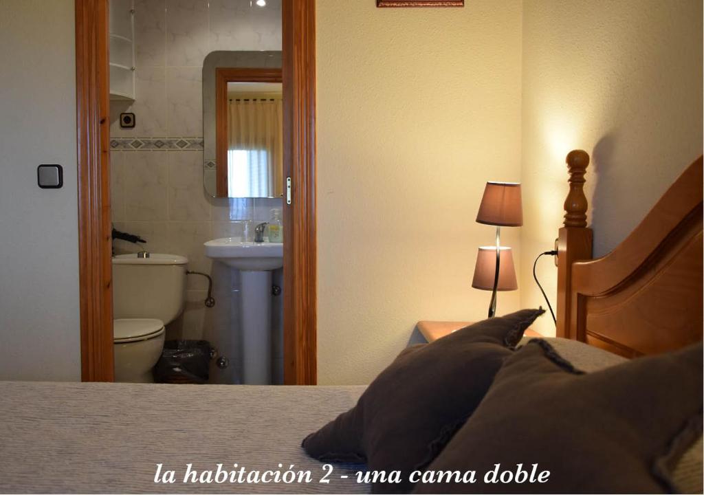 Koupelna v ubytování Casa Dueso