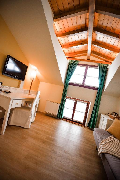 TV a/nebo společenská místnost v ubytování Venica & Venica Wine Resort