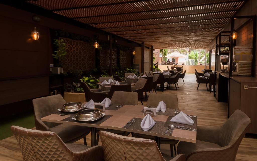 Restaurace v ubytování Hotel Lomas 10 Medellin