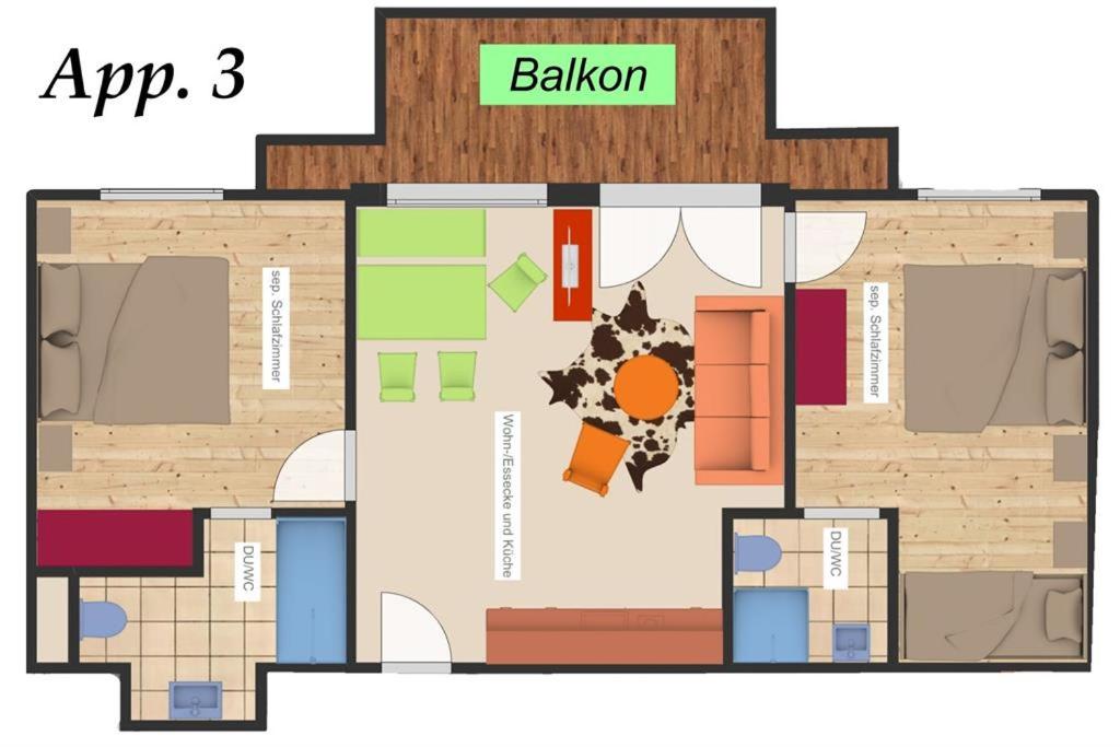 Majutuskoha Mein TYROLapart im Zentrum vom Wilden Kaiser korruse plaan