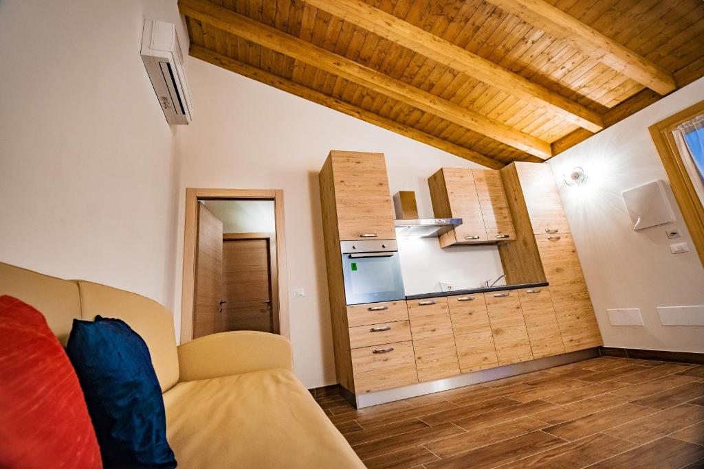 Kuchyň nebo kuchyňský kout v ubytování Agriturismo Olistico Atman