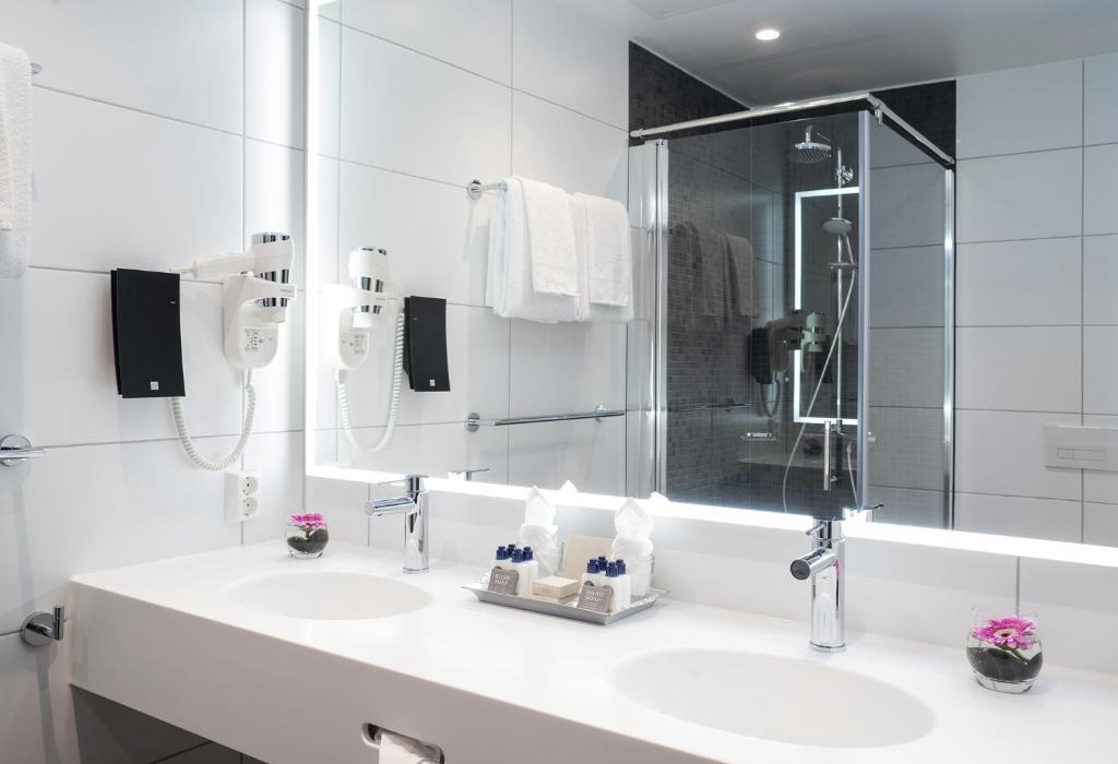 Koupelna v ubytování Thon Hotel Storo