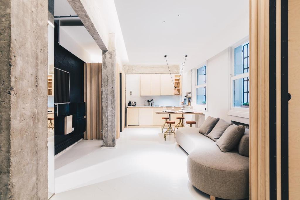 Χώρος καθιστικού στο Kaia Apartment by People Rentals