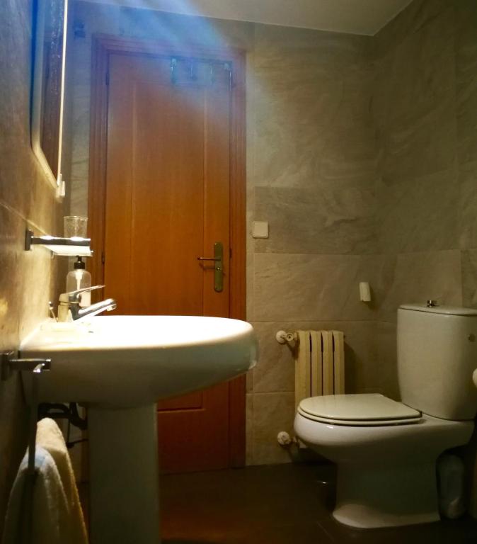 Koupelna v ubytování Apartamento Alba
