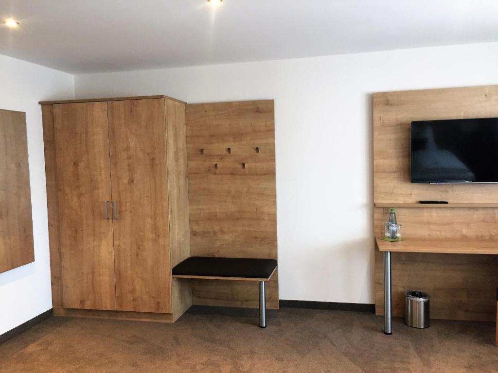 TV a/nebo společenská místnost v ubytování Gästehaus - Kretschmannshof