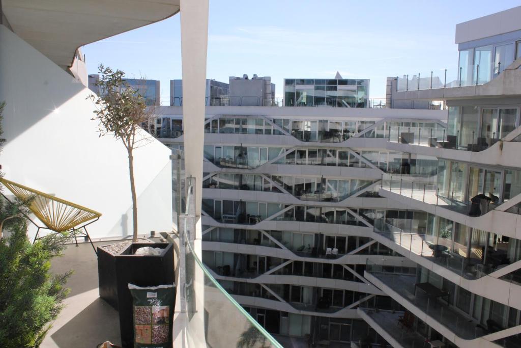 Balkón nebo terasa v ubytování Ocean View Apartment