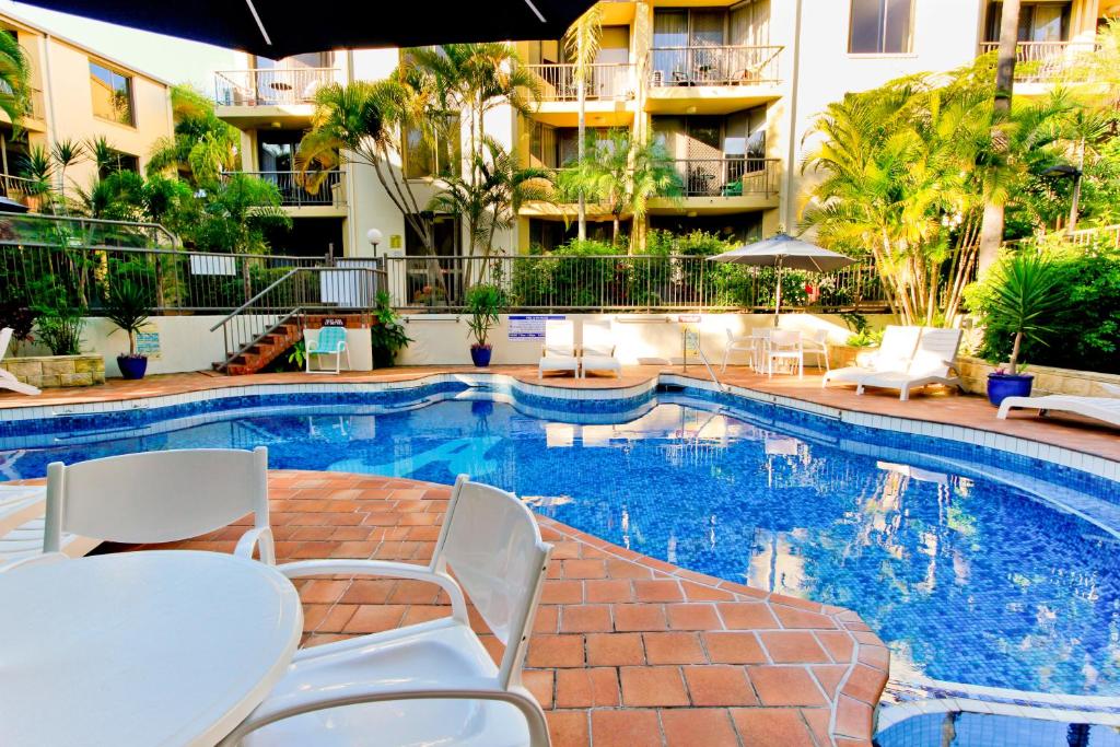 Bazén v ubytování Aussie Resort nebo v jeho okolí