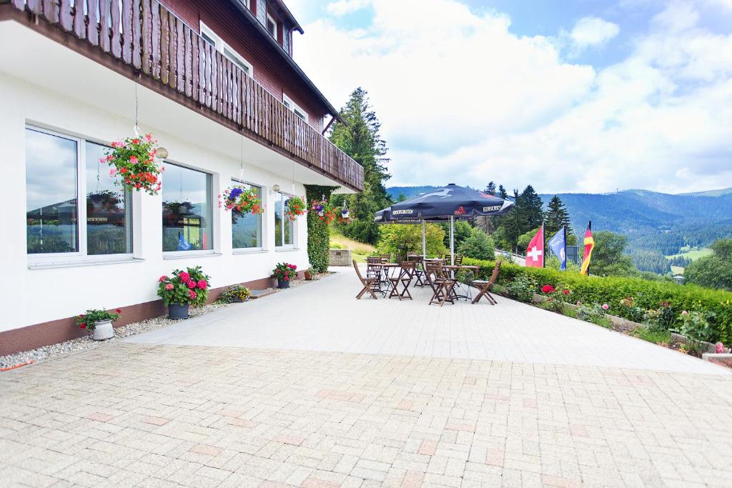 Nespecifikovaný výhled na hory nebo výhled na hory při pohledu z hotelu