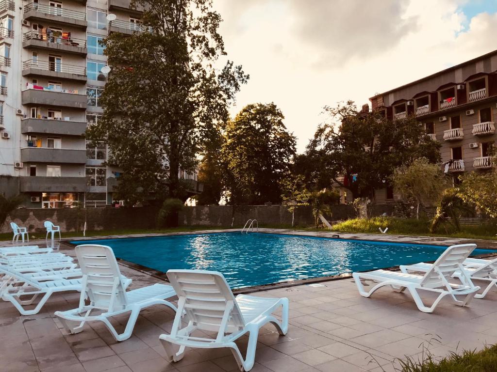 Bazén v ubytování Sunrise Hotel nebo v jeho okolí